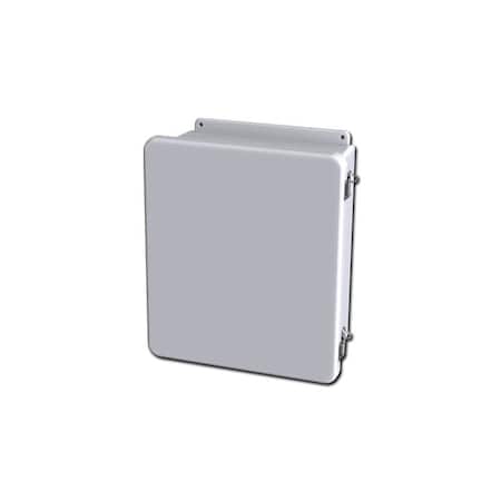 Saginaw Control & Engineering Quick Release Padlock Latch Electrical Enclosures, 15.48 in H, 6.21 in D, 13.48 in W SCE-14127CHQRFG